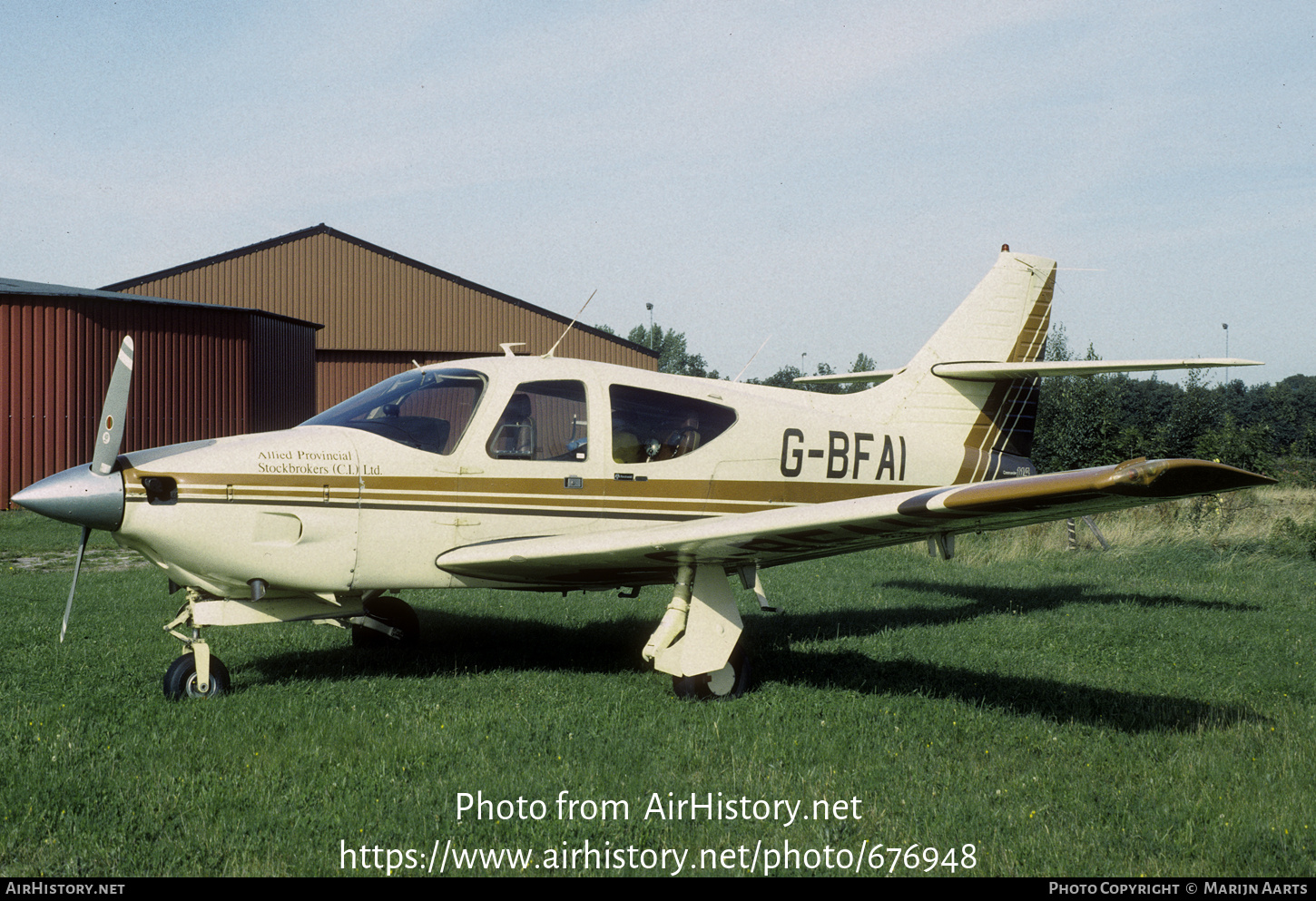 Aircraft Photo of G-BFAI | Rockwell Commander 114 | Allied Provincial Stockbrokers (C.I.) | AirHistory.net #676948