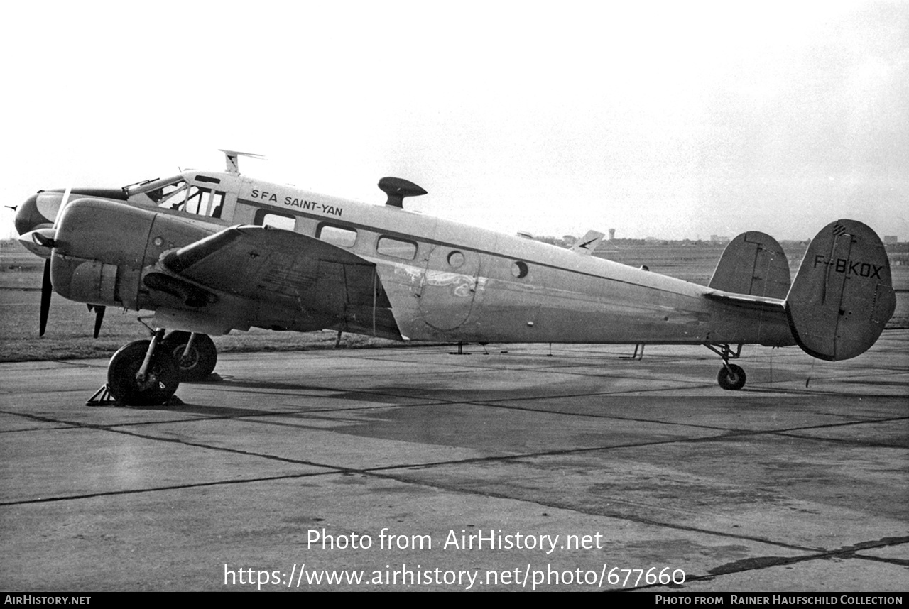 Aircraft Photo of F-BKOX | Beech C-45G Expeditor | SFA Saint-Yan | AirHistory.net #677660