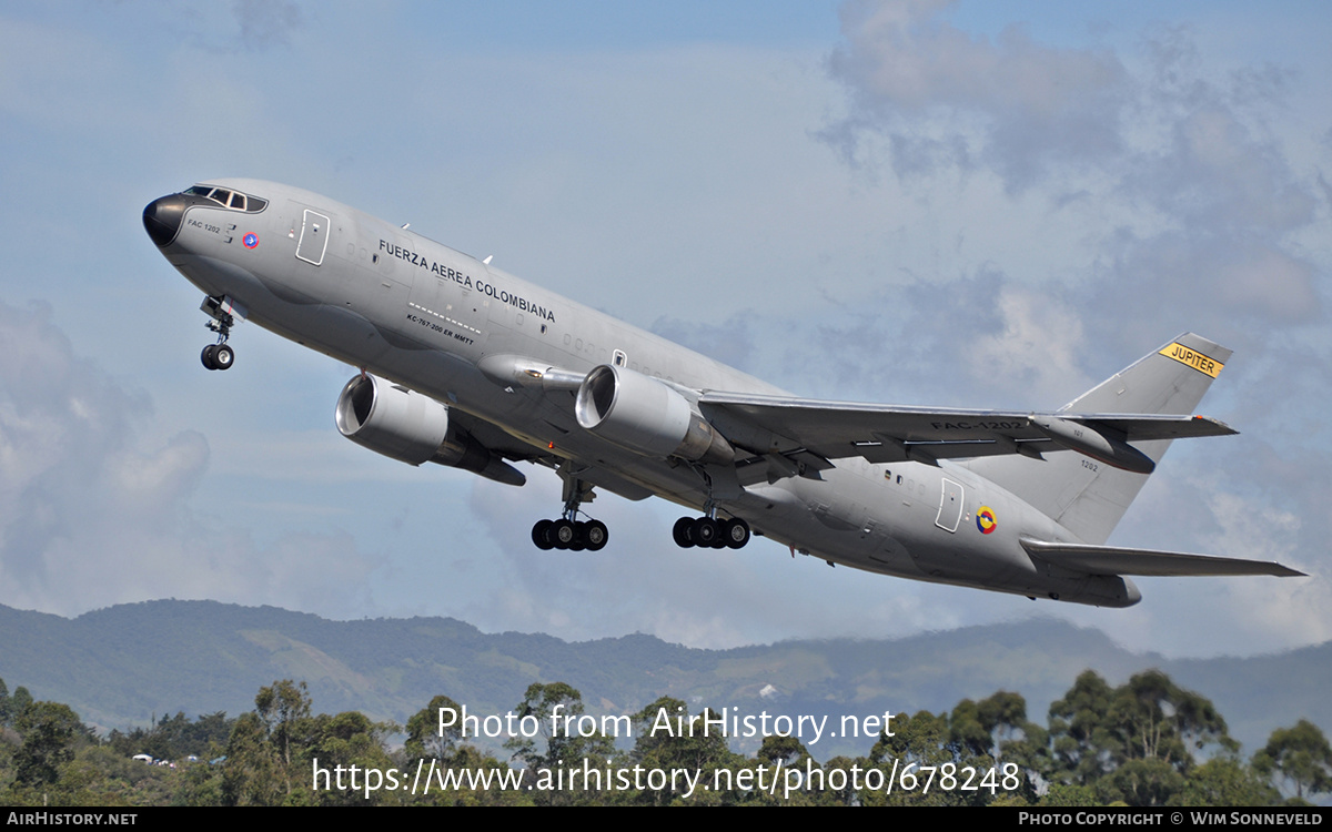 Aircraft Photo of FAC1202 | Boeing KC-767/MMTT Jupiter (767-2J6ER) | Colombia - Air Force | AirHistory.net #678248