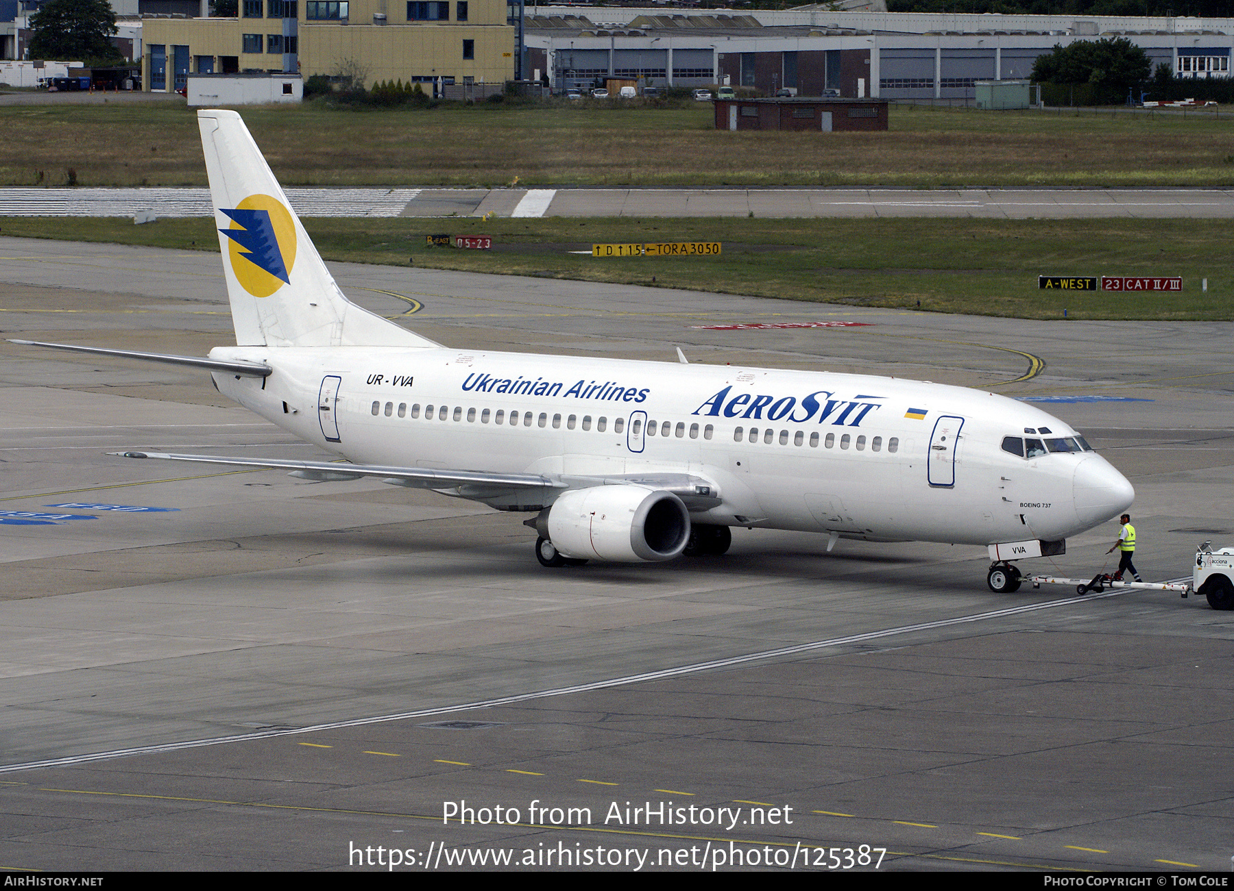 Aircraft Photo Of UR VVA Boeing 737 3Q8 AeroSvit Ukrainian Airlines