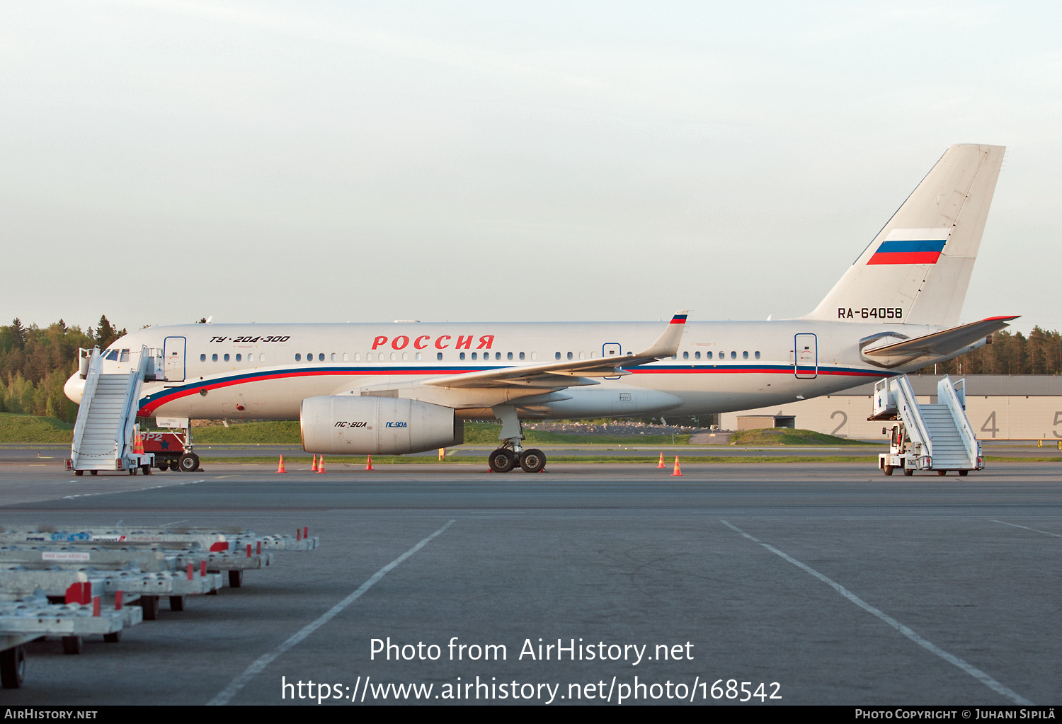 Aircraft Photo Of Ra Tupolev Tu Rossiya Special