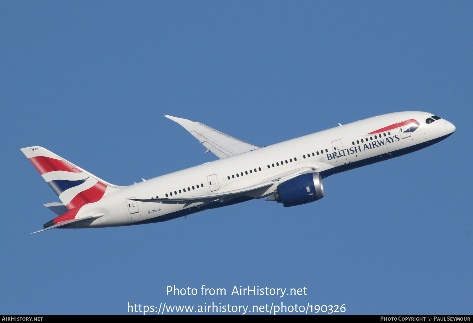 Aircraft Photo Of G ZBJA Boeing 787 8 Dreamliner British Airways