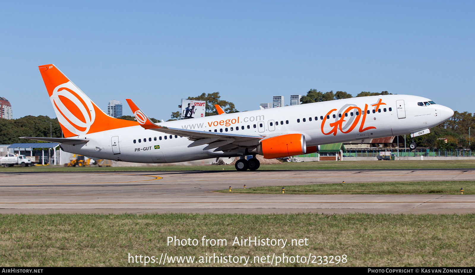 Aircraft Photo of PR GUT Boeing 737 8HX GOL Linhas Aéreas