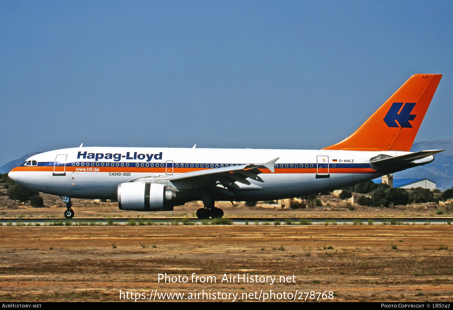 Aircraft Photo of D-AHLZ | Airbus A310-204 | Hapag-Lloyd | AirHistory.net #278768