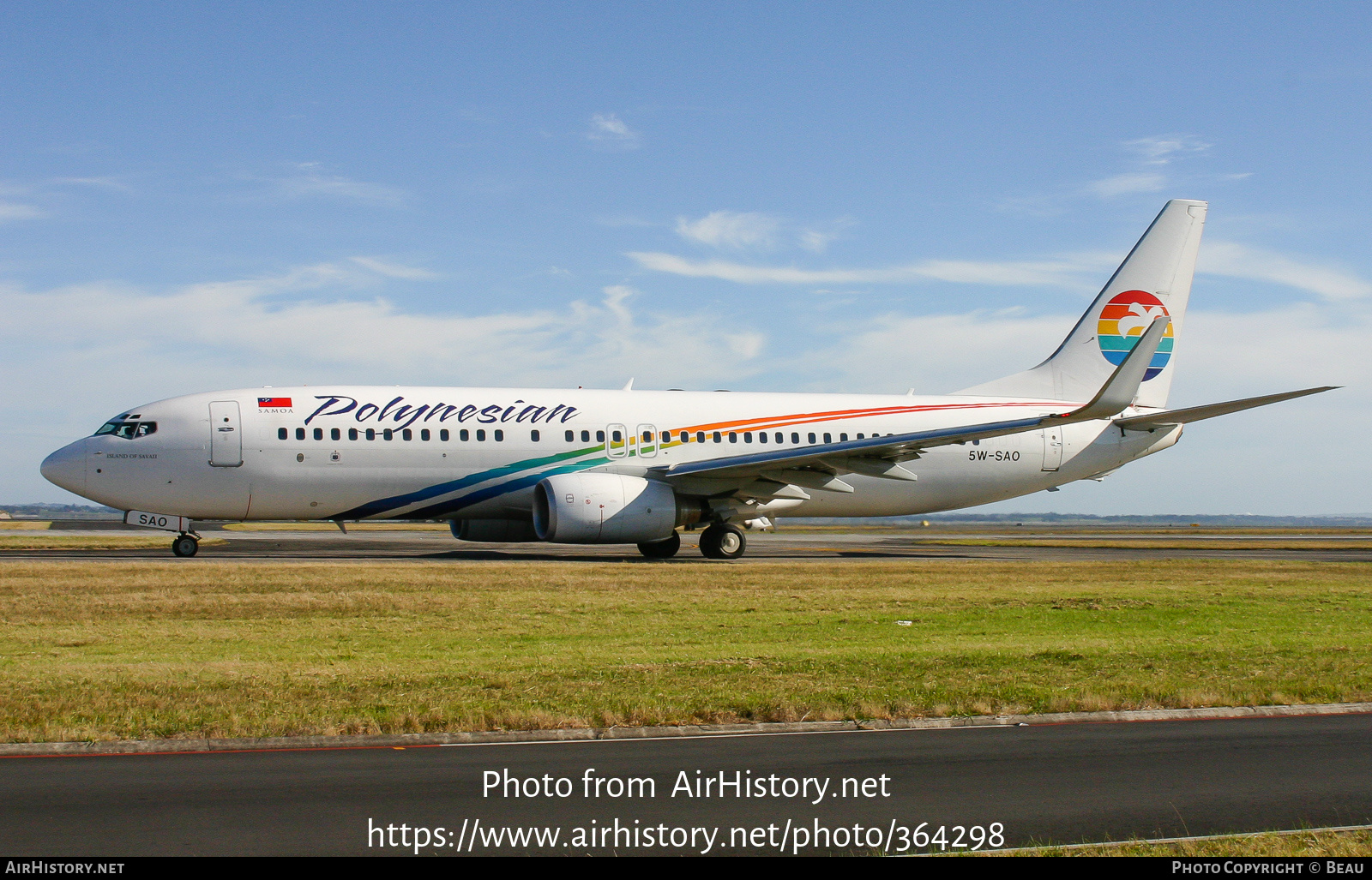 Aircraft Photo Of W Sao Boeing Q Polynesian Airlines