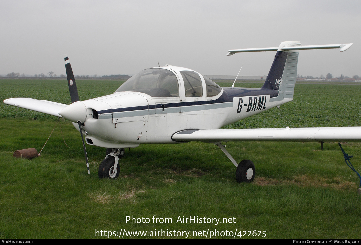 Aircraft Photo of G-BRML | Piper PA-38-112 Tomahawk | MSF - Manchester School of Flying | AirHistory.net #422625