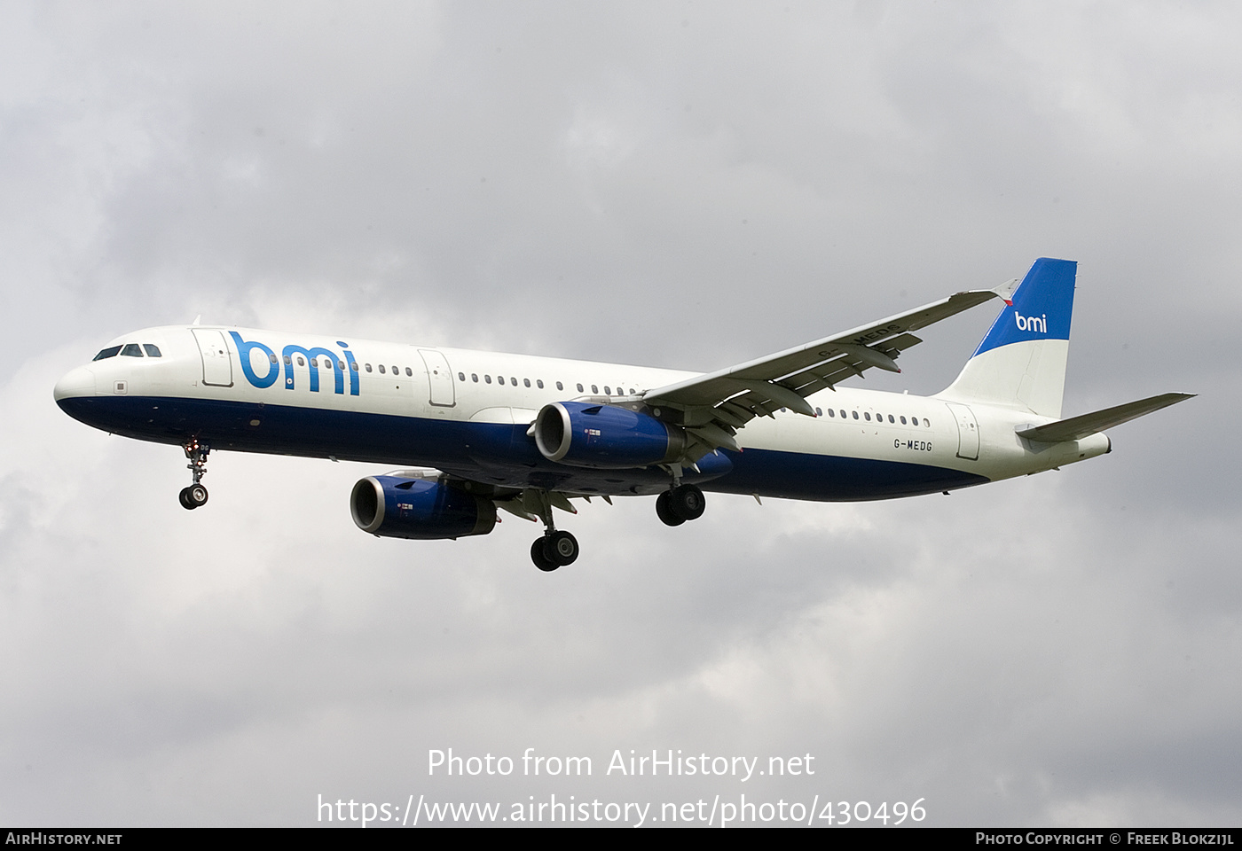 Aircraft Photo Of G MEDG Airbus A321 231 BMI British Midland