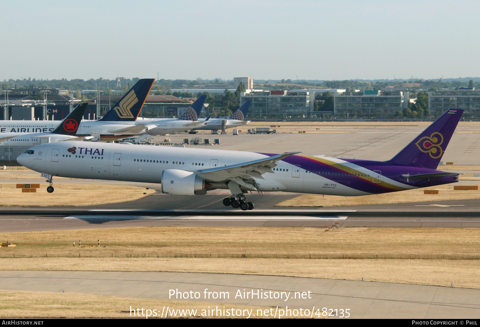 Aircraft Photo Of Hs Ttc Boeing Er Thai Airways