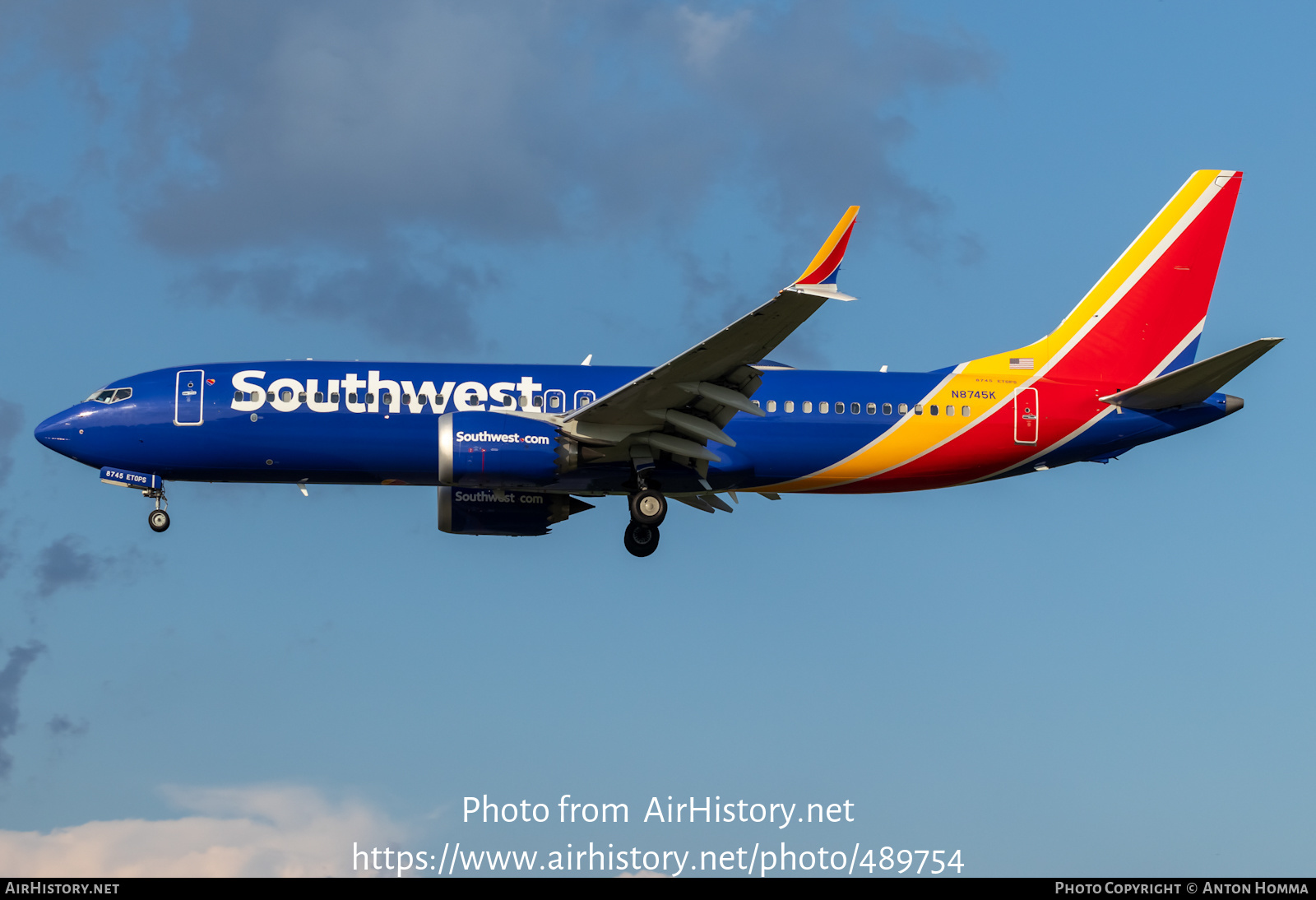 Aircraft Photo Of N K Boeing Max Southwest Airlines