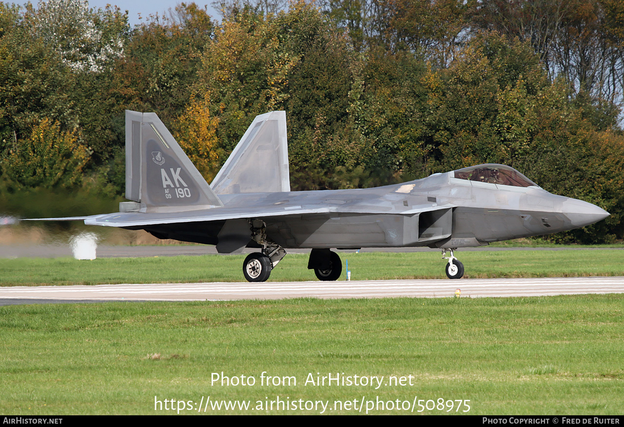 Aircraft Photo Of 09 4190 AF09 190 Lockheed Martin F 22A Raptor