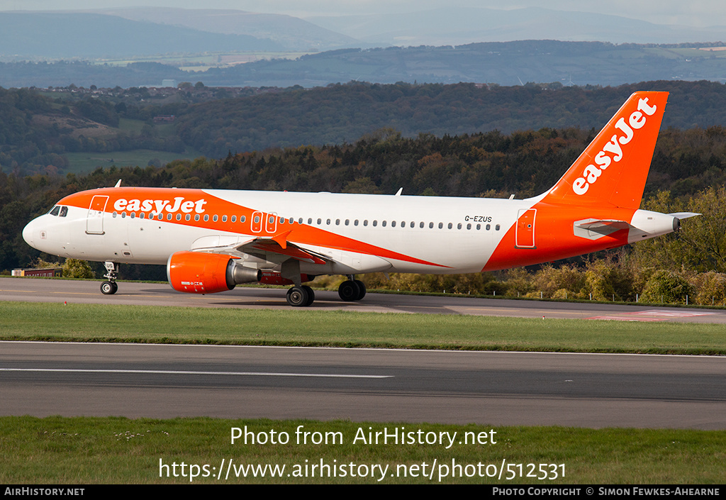 Aircraft Photo Of G EZUS Airbus A320 214 EasyJet AirHistory Net