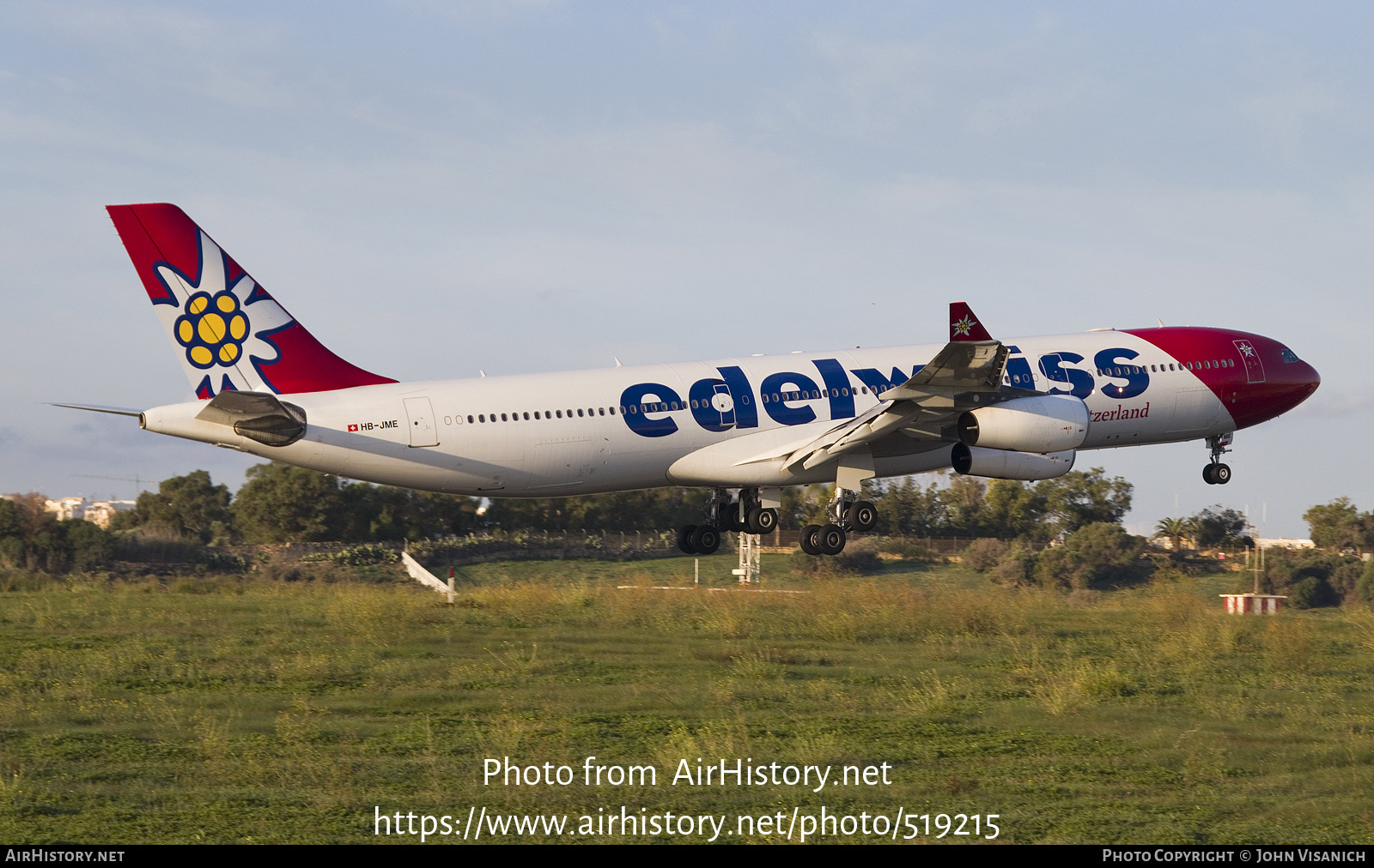 Aircraft Photo Of Hb Jme Airbus A X Edelweiss Air