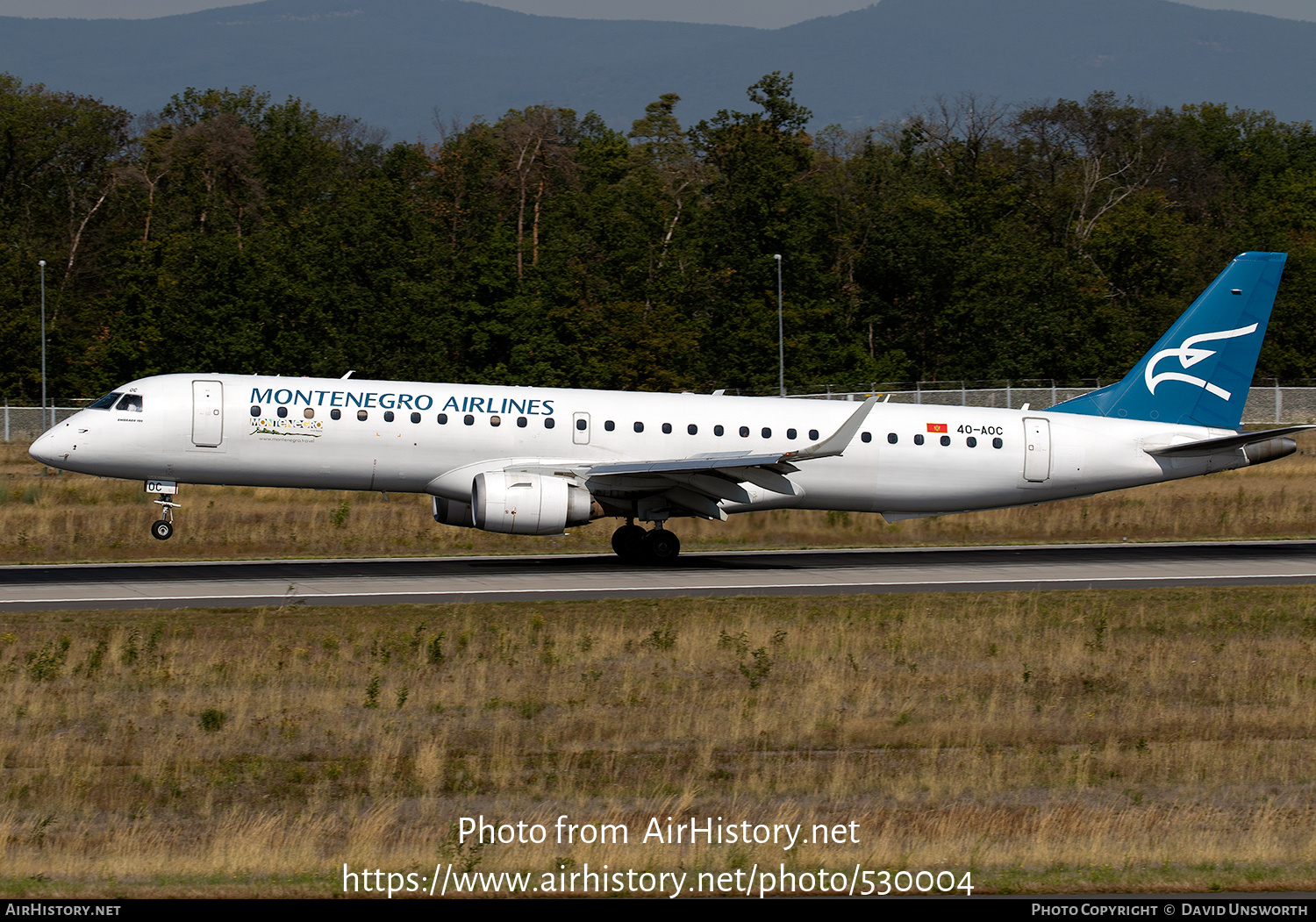 Aircraft Photo Of 4O AOC Embraer 195LR ERJ 190 200LR Montenegro