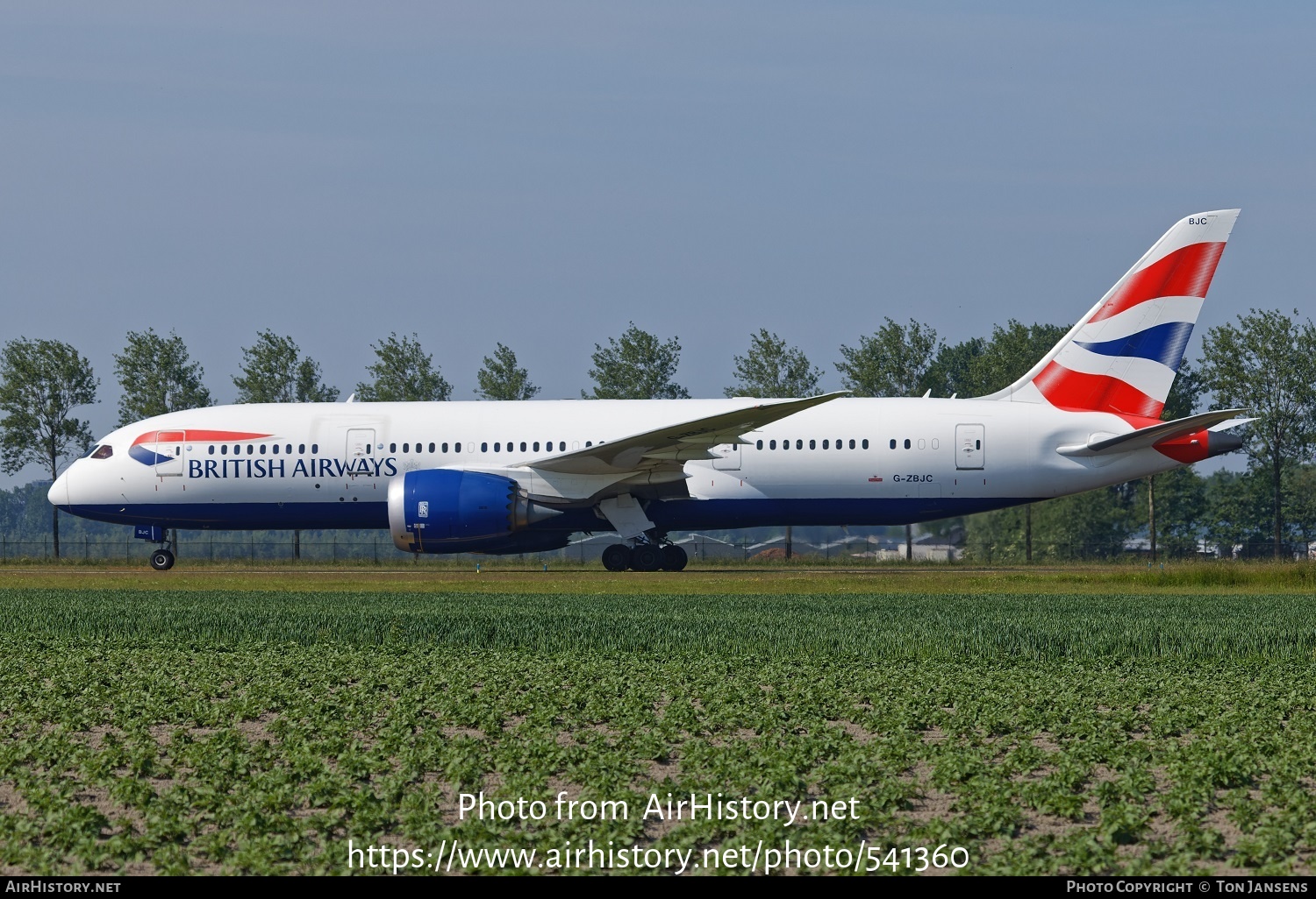 Aircraft Photo Of G Zbjc Boeing Dreamliner British Airways