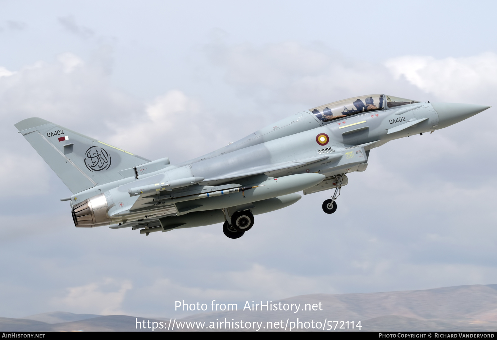 Aircraft Photo Of Qa Eurofighter Ef Typhoon T Qatar Air