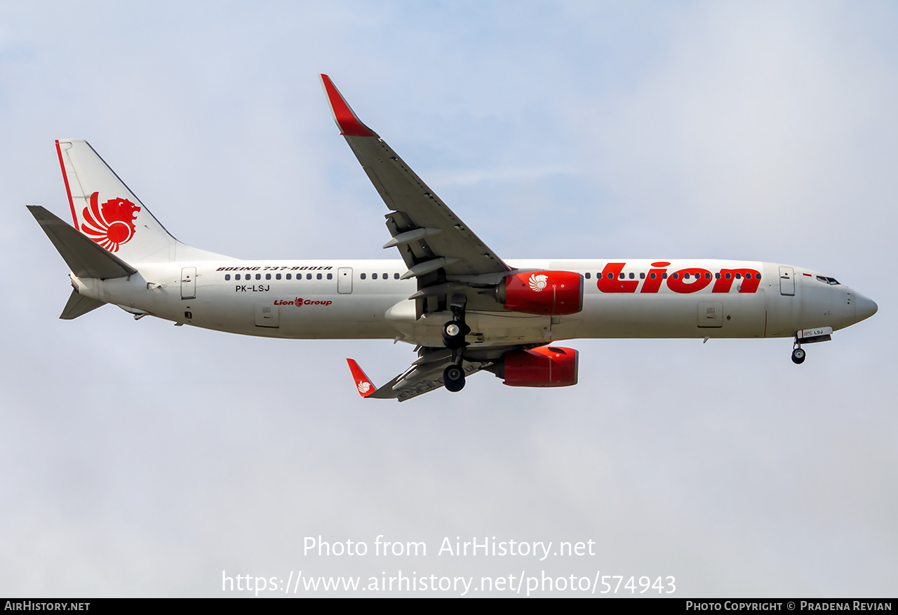 Aircraft Photo Of Pk Lsj Boeing Gp Er Lion Air Airhistory