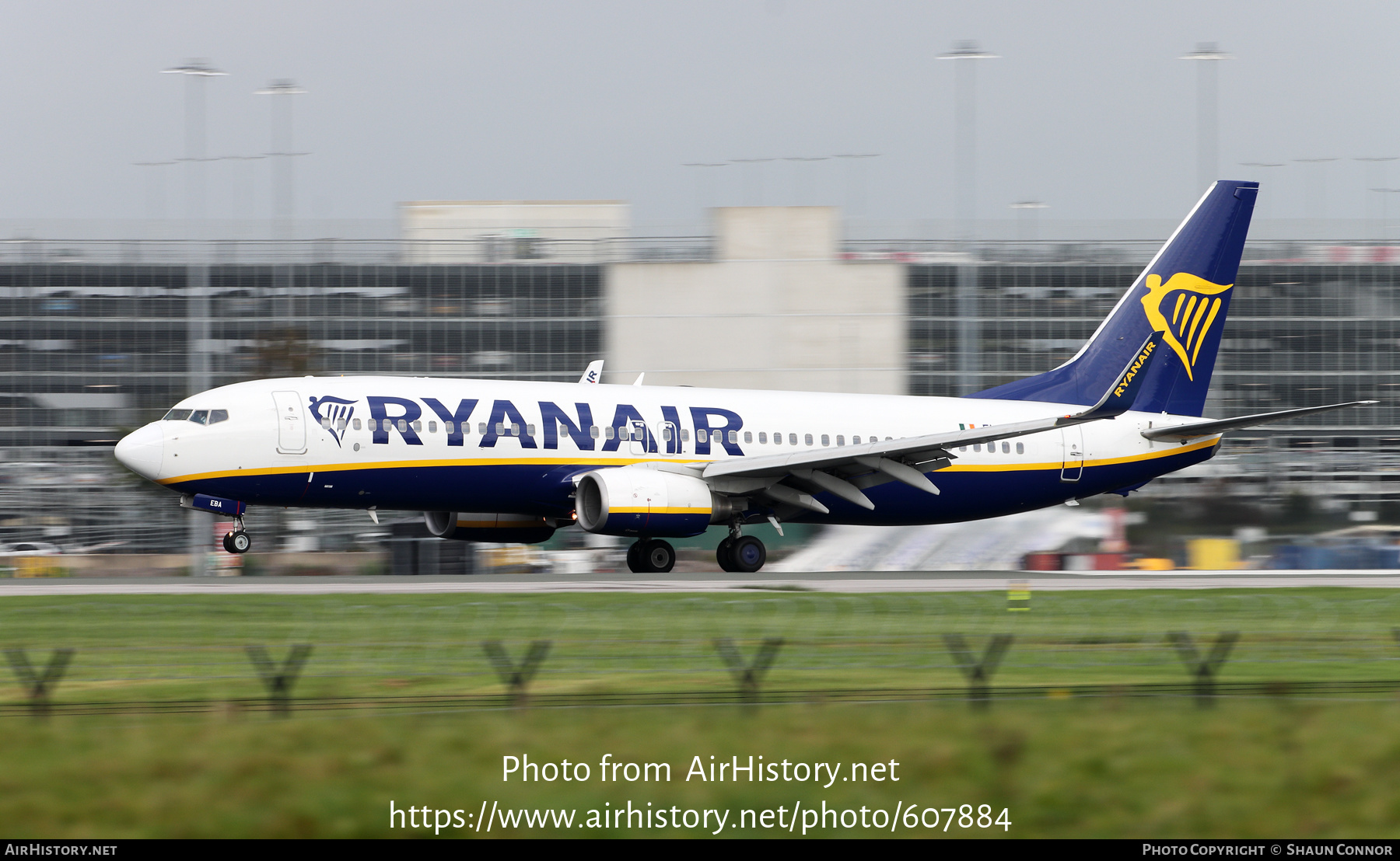 Aircraft Photo Of EI EBA Boeing 737 8AS Ryanair AirHistory Net