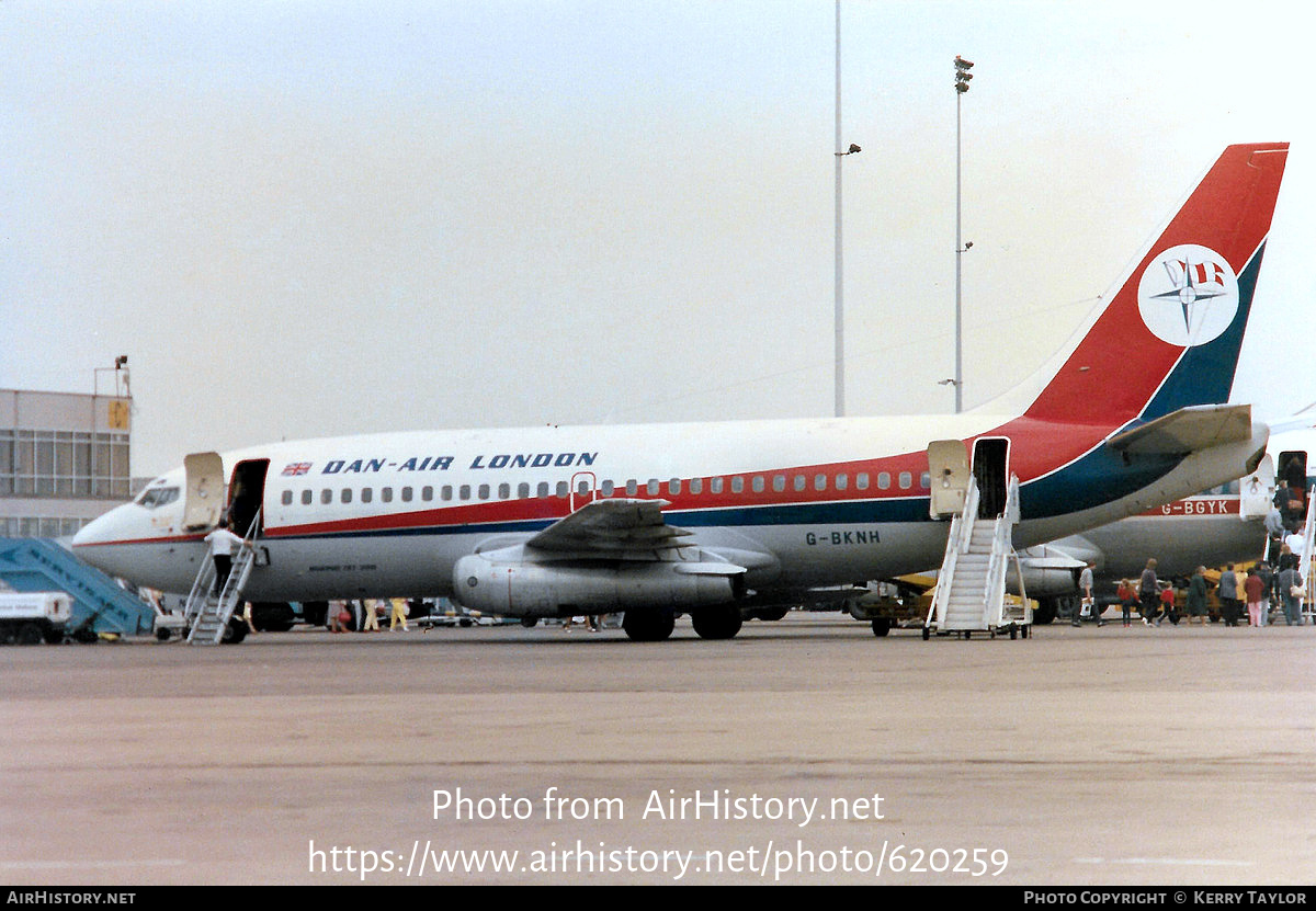 Aircraft Photo Of G BKNH Boeing 737 210 Adv Dan Air London