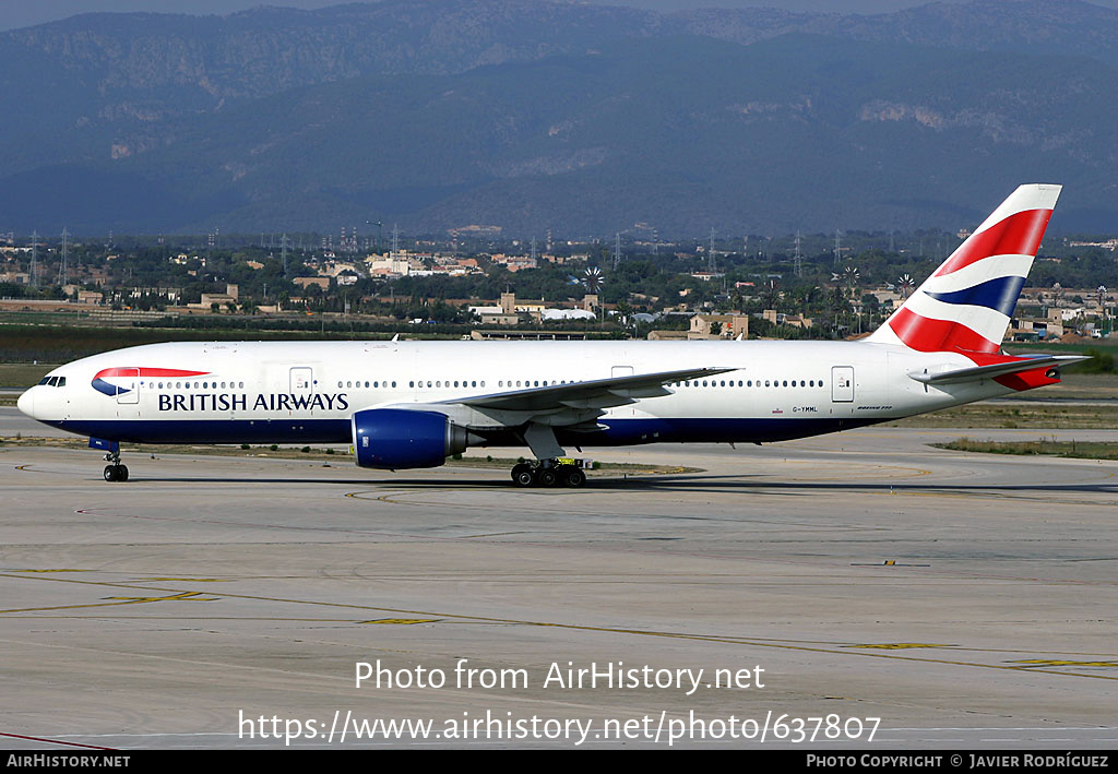 Aircraft Photo Of G Ymml Boeing Er British Airways