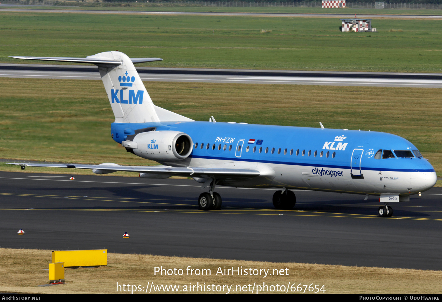 Aircraft Photo Of PH KZW Fokker 70 F28 0070 KLM Cityhopper