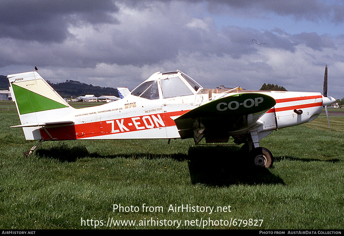 Aircraft Photo of ZK-EQN | Piper PA-36-375 Brave 375 | South Otago Aerial Topdressing Co-op | AirHistory.net #679827