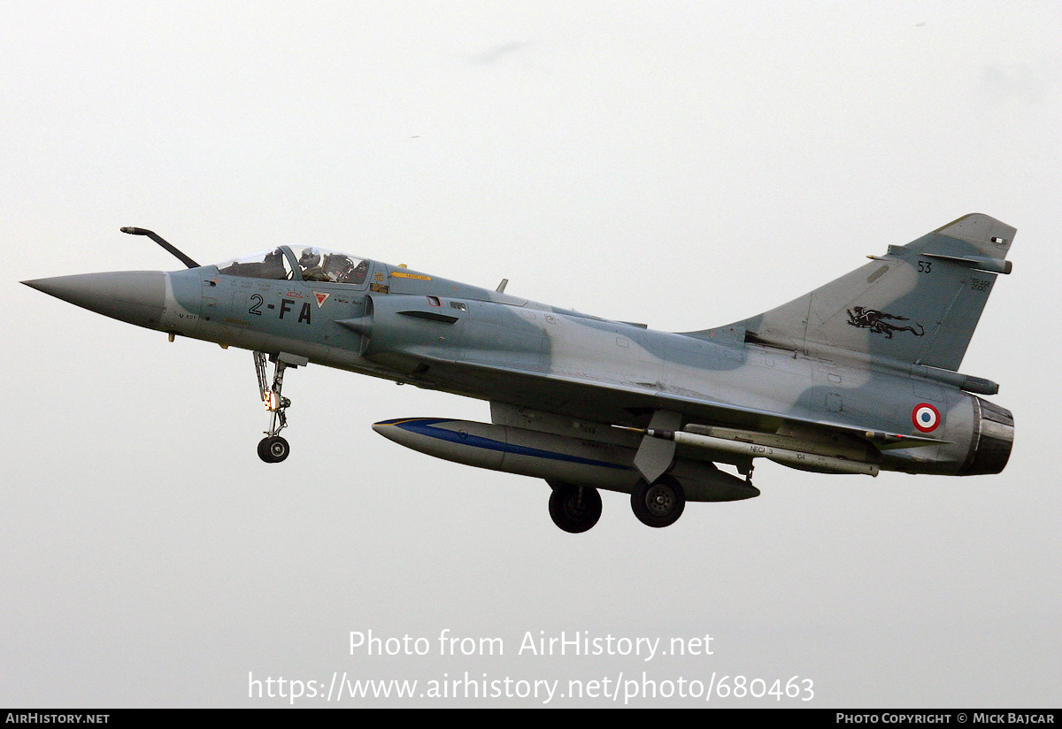 Aircraft Photo of 53 | Dassault Mirage 2000-5F | France - Air Force | AirHistory.net #680463