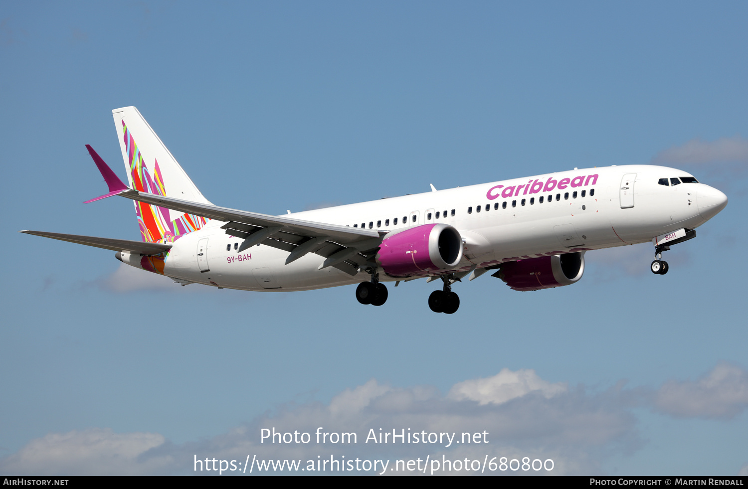 Aircraft Photo Of 9Y BAH Boeing 737 8 Max 8 Caribbean Airlines