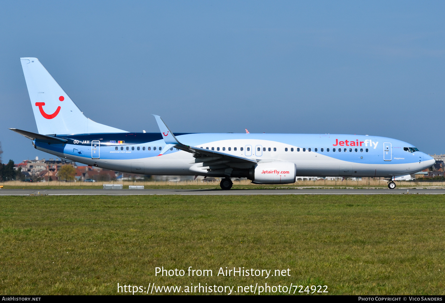 Aircraft Photo Of Oo Jav Boeing K Jetairfly Airhistory Net