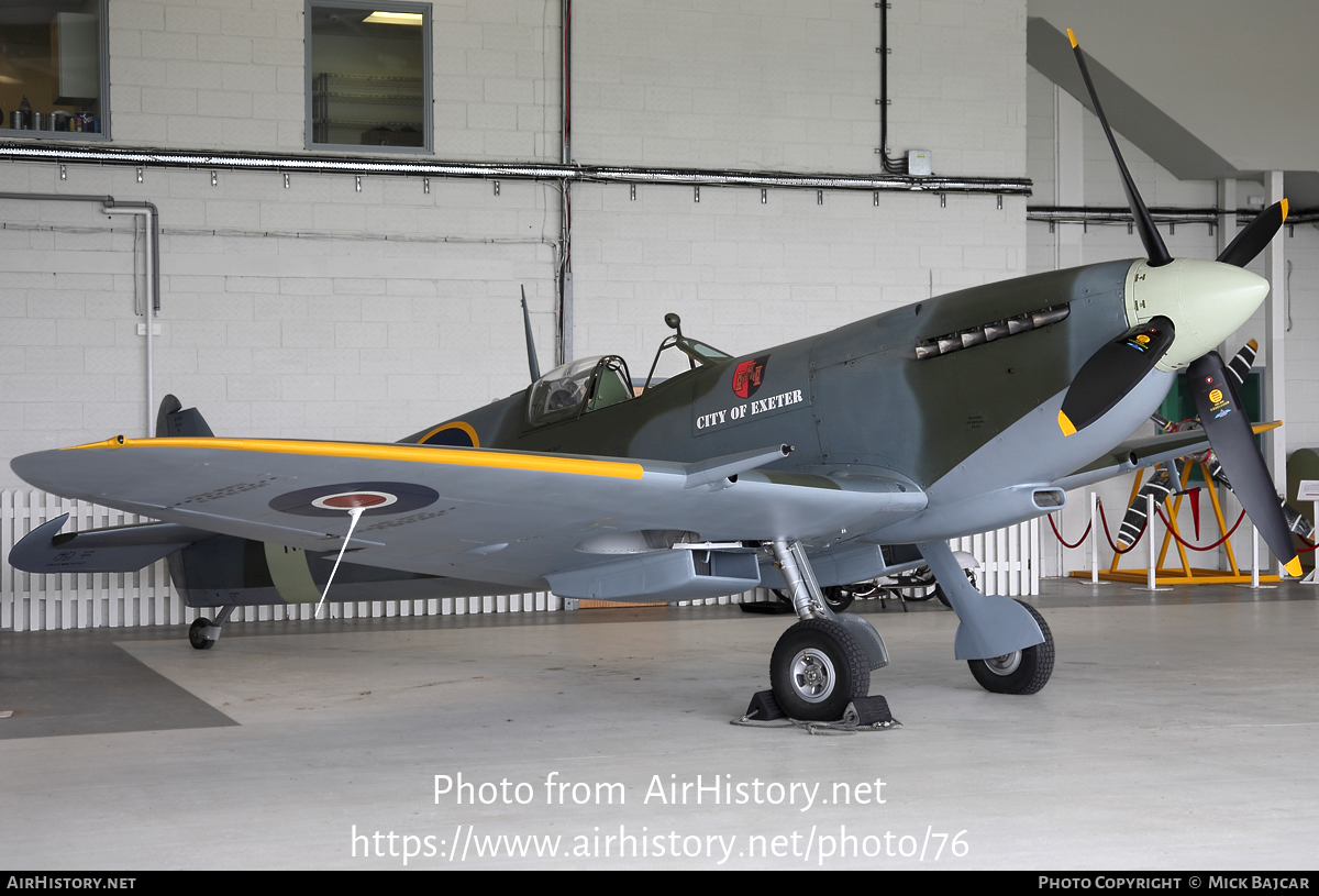 Aircraft Photo of G-BRSF / RR232 | Supermarine 361 Spitfire Mk9 | UK - Air Force | AirHistory.net #76