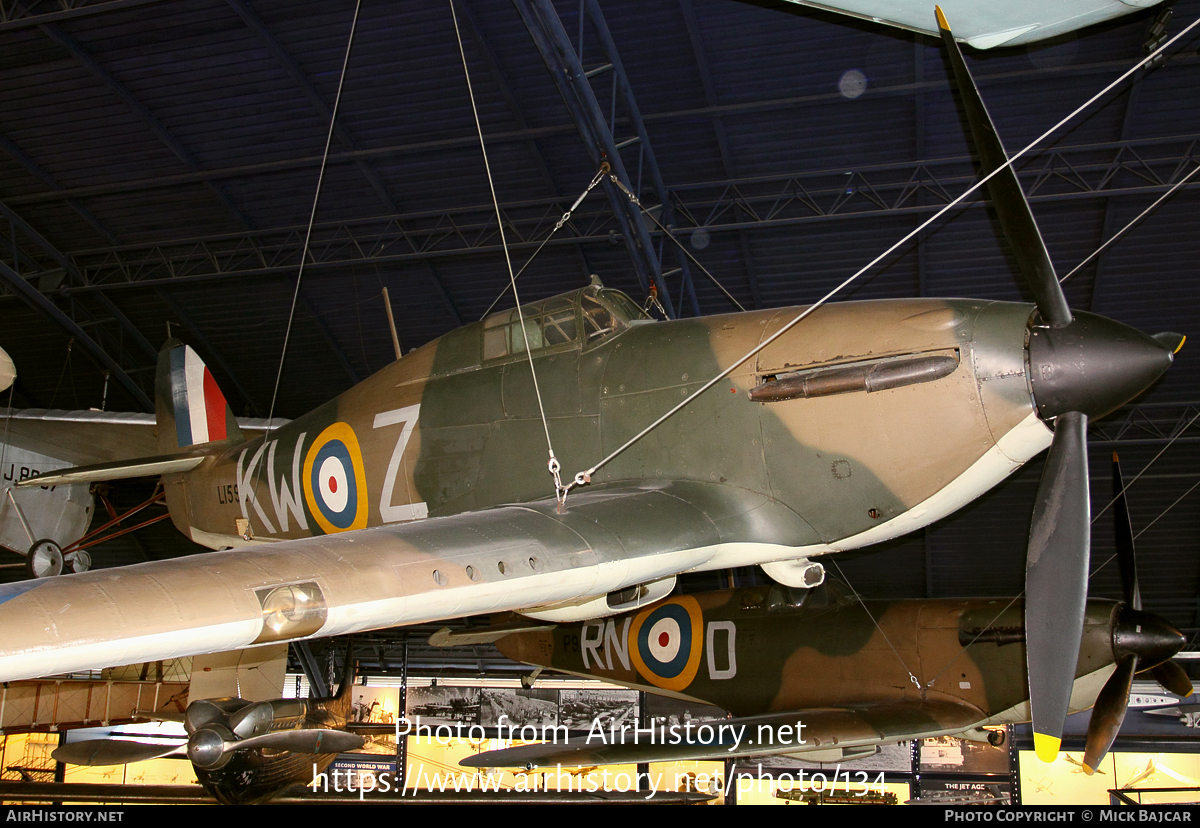 Aircraft Photo of L1592 | Hawker Hurricane Mk1 | UK - Air Force | AirHistory.net #134