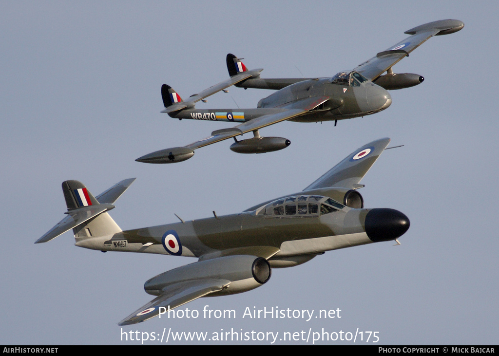 Aircraft Photo of G-LOSM / WM167 | Gloster Meteor NF11 | UK - Air Force | AirHistory.net #175