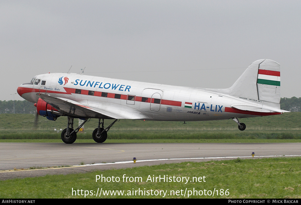 Aircraft Photo of HA-LIX | Lisunov Li-2T | Sunflower | AirHistory.net #186
