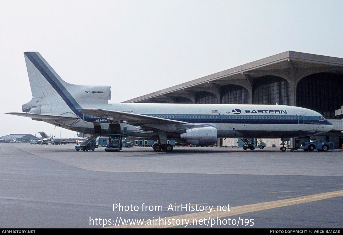 Aircraft Photo of N334EA | Lockheed L-1011-385-1 TriStar 1 | Eastern Air Lines | AirHistory.net #195