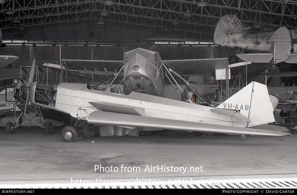 Aircraft Photo of VH-AAB | British Aircraft L25C Swallow II | AirHistory.net #223