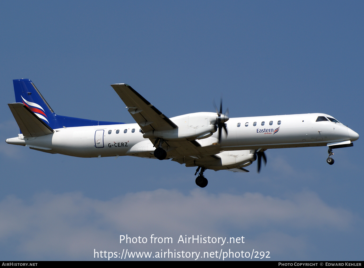 Aircraft Photo of G-CERZ | Saab 2000 | Eastern Airways | AirHistory.net #292