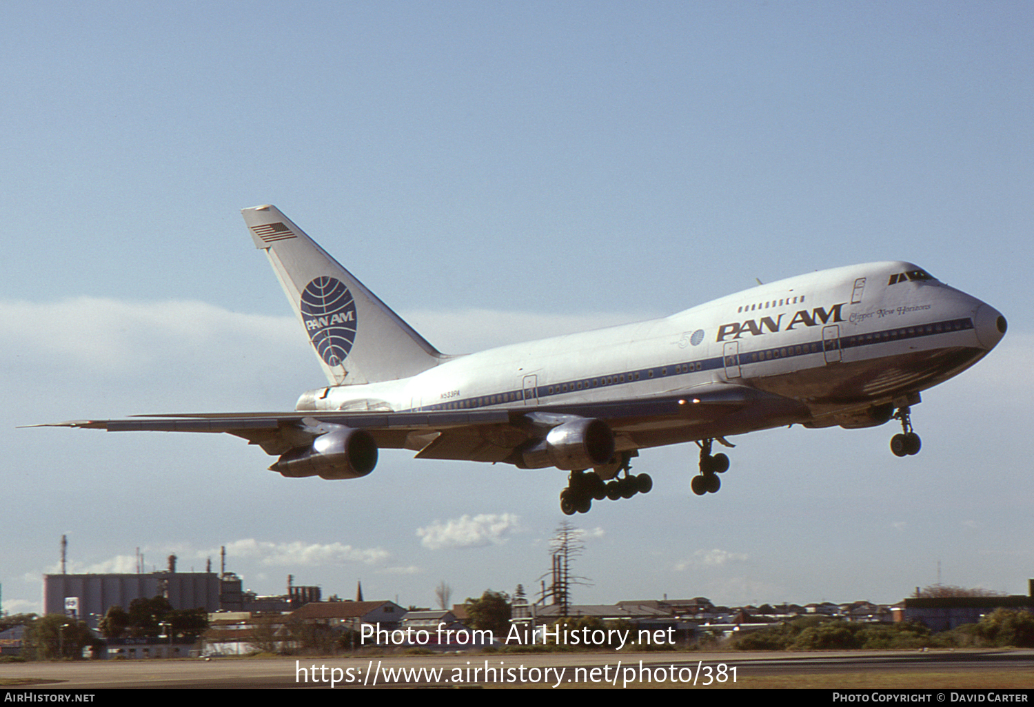 Aircraft Photo of N533PA | Boeing 747SP-21 | Pan American World Airways - Pan Am | AirHistory.net #381