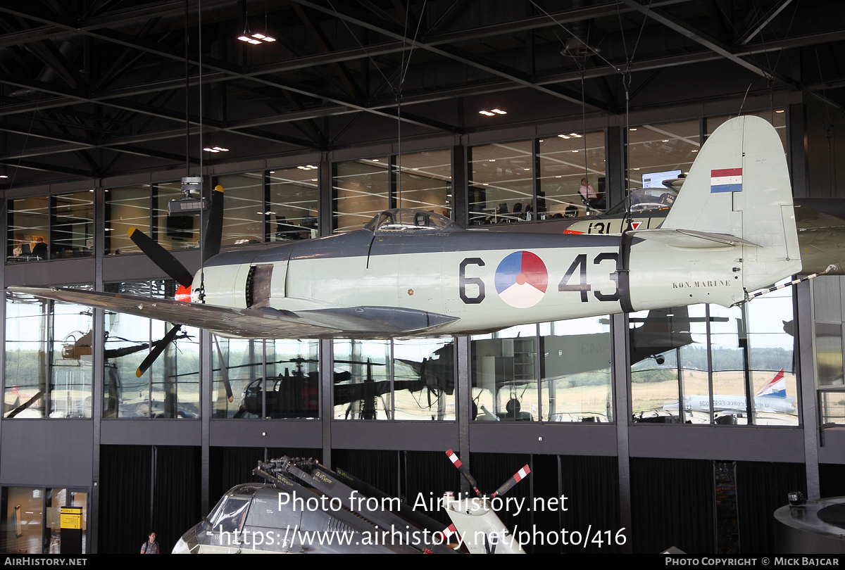 Aircraft Photo of 6-43 | Hawker Sea Fury FB51 | Netherlands - Navy | AirHistory.net #416