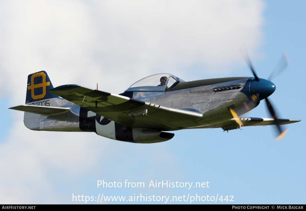 Aircraft Photo of G-SIJJ / 472035 | North American P-51D Mustang | USA - Air Force | AirHistory.net #442