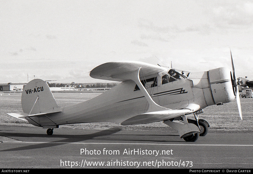 Aircraft Photo of VH-ACU | Beech F17D | AirHistory.net #473