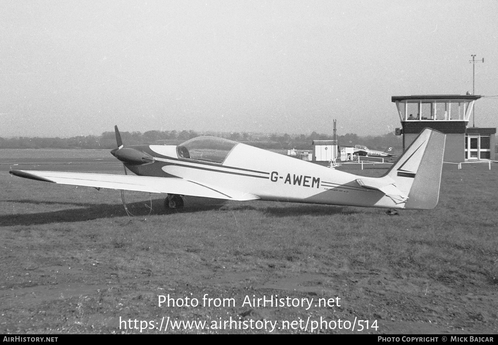 Aircraft Photo of G-AWEM | Fournier RF-4D | AirHistory.net #514
