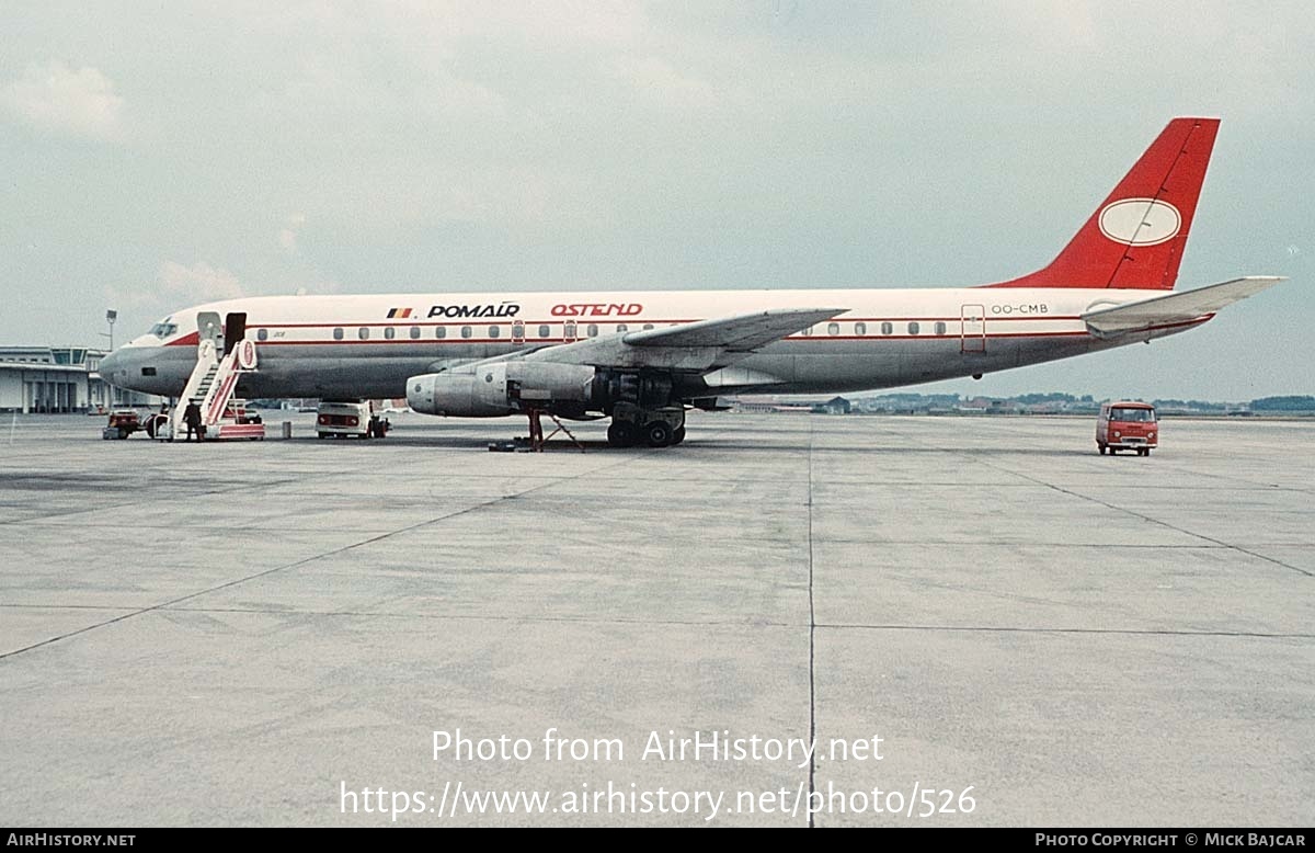 Aircraft Photo of OO-CMB | Douglas DC-8-32 | Pomair Ostend | AirHistory.net #526