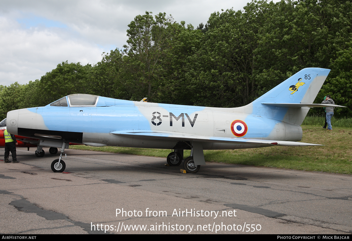 Aircraft Photo of 85 | Dassault MD-454 Mystere IV A | France - Air Force | AirHistory.net #550