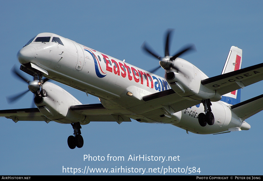 Aircraft Photo of G-CDEA | Saab 2000 | Eastern Airways | AirHistory.net #584