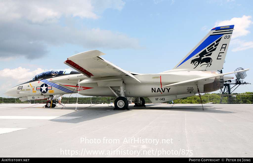 Aircraft Photo of 159025 | Grumman F-14A Tomcat | USA - Navy | AirHistory.net #875