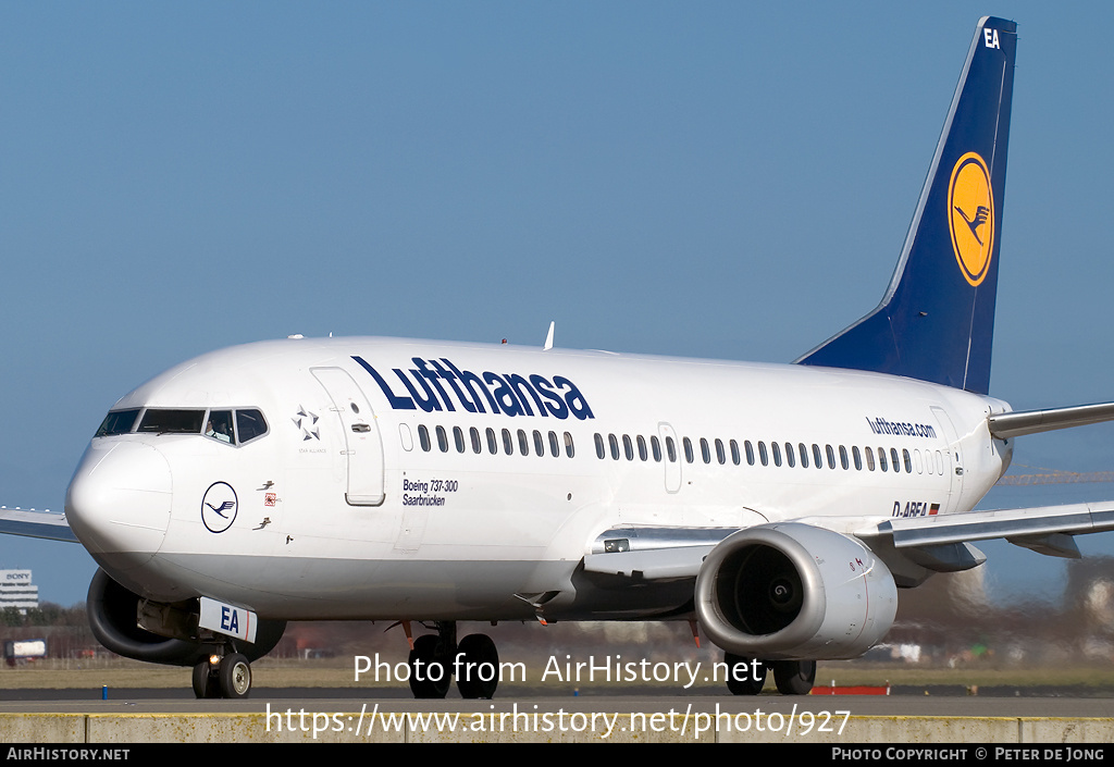 Aircraft Photo of D-ABEA | Boeing 737-330 | Lufthansa | AirHistory.net #927