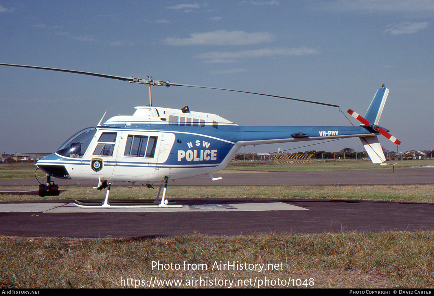 Aircraft Photo of VH-PHY | Bell 206B-3 JetRanger III | NSW Police | AirHistory.net #1048