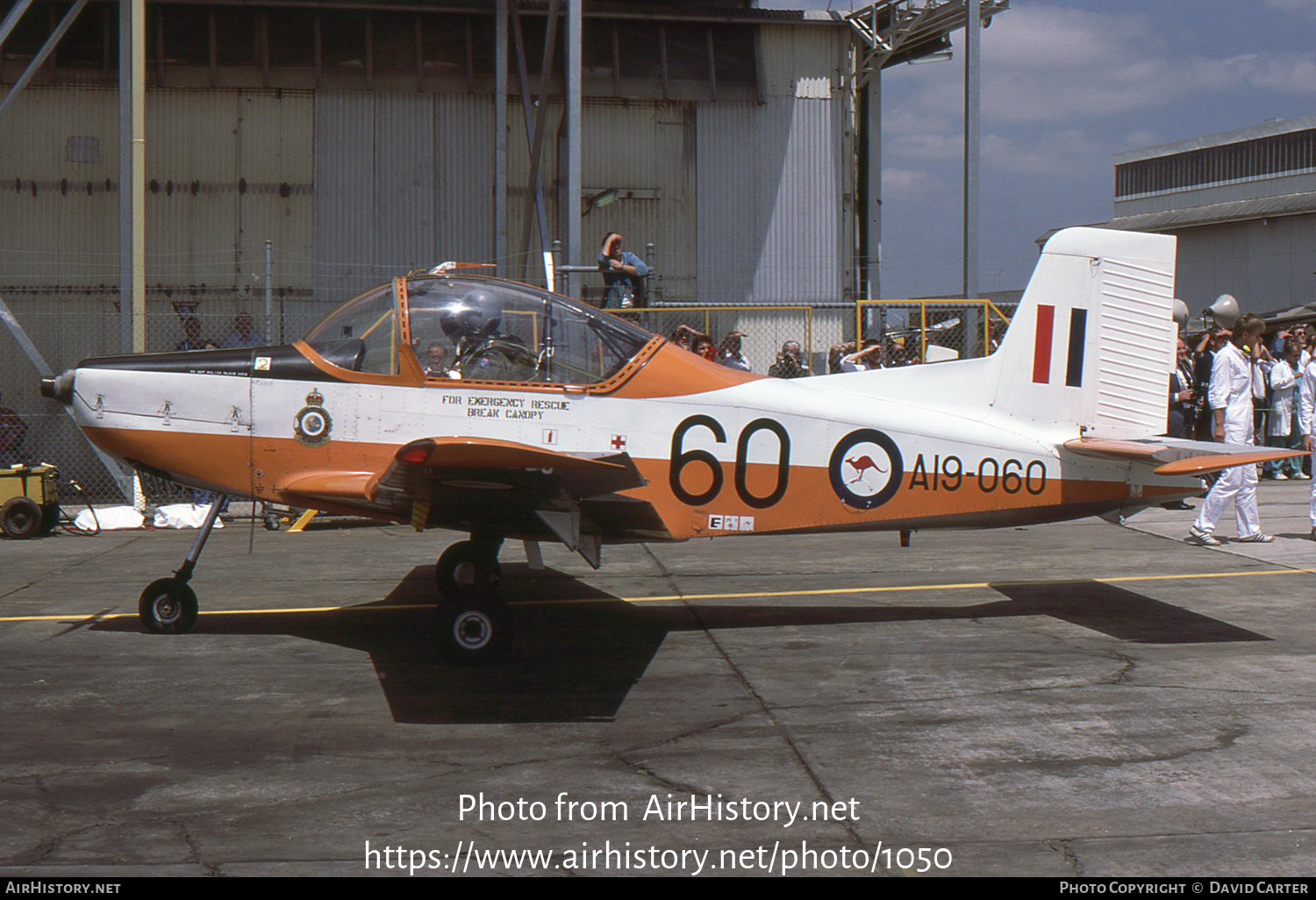 Aircraft Photo of A19-060 | New Zealand CT-4A Airtrainer | Australia - Air Force | AirHistory.net #1050