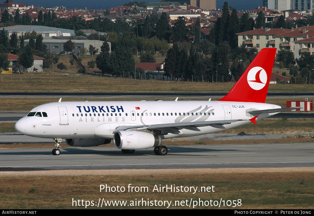 Aircraft Photo of TC-JLN | Airbus A319-132 | Turkish Airlines | AirHistory.net #1058