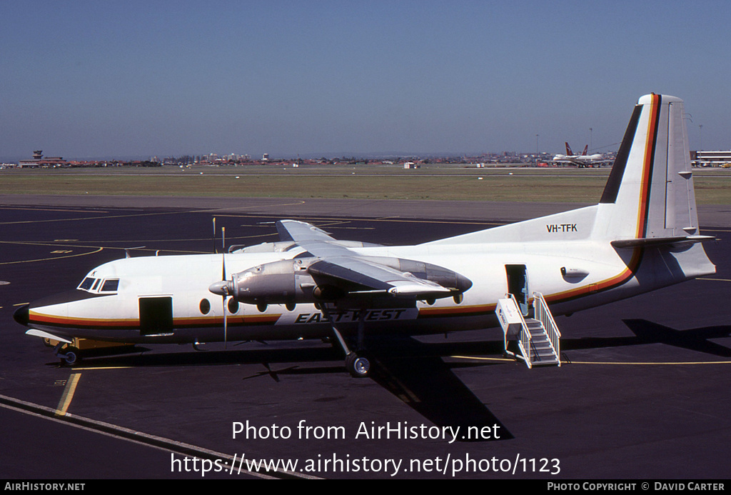 Aircraft Photo of VH-TFK | Fokker F27-200 Friendship | East-West Airlines | AirHistory.net #1123