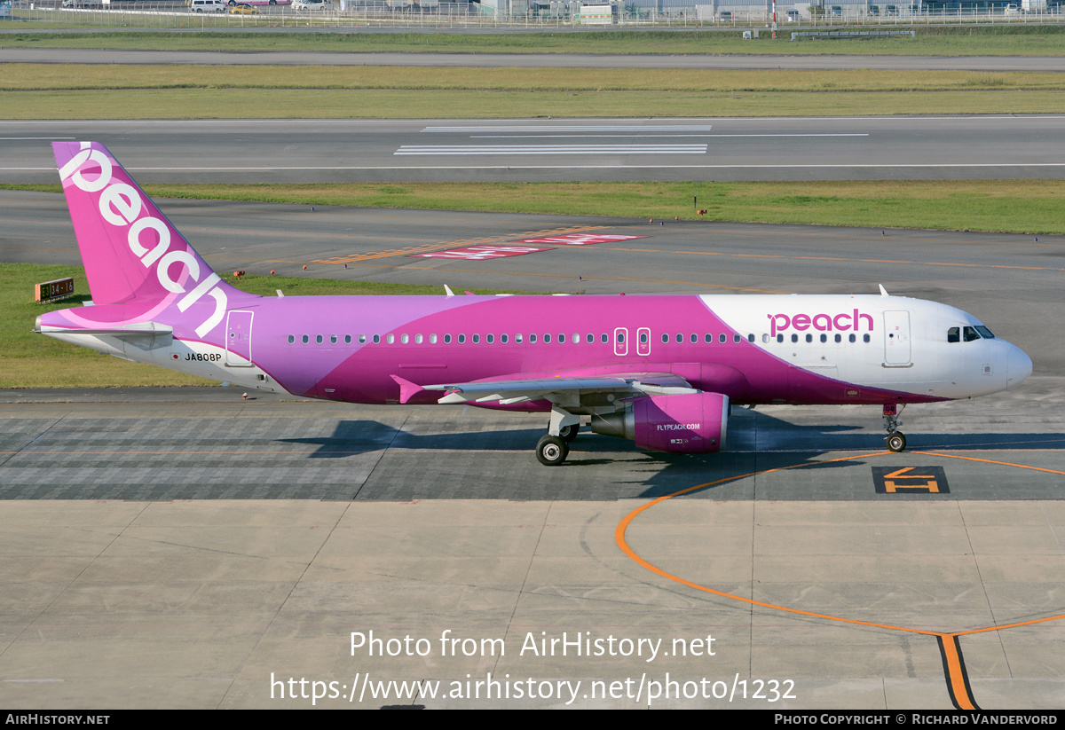 Aircraft Photo of JA808P | Airbus A320-214 | Peach Aviation | AirHistory.net #1232